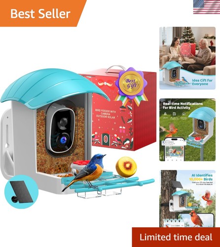 Bird feeder with camera solar - bird,